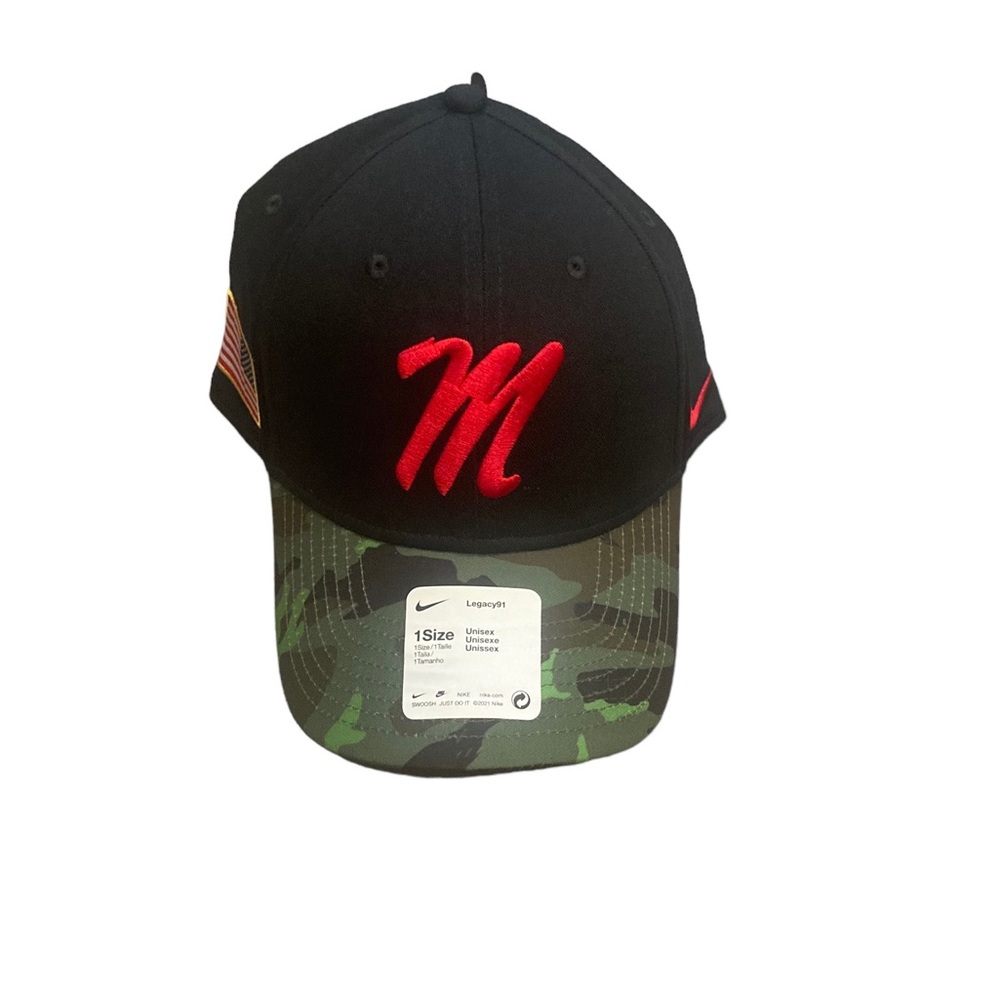 Mississippi Ole Miss Rebels Nike Camo Adjustable Hat Cap